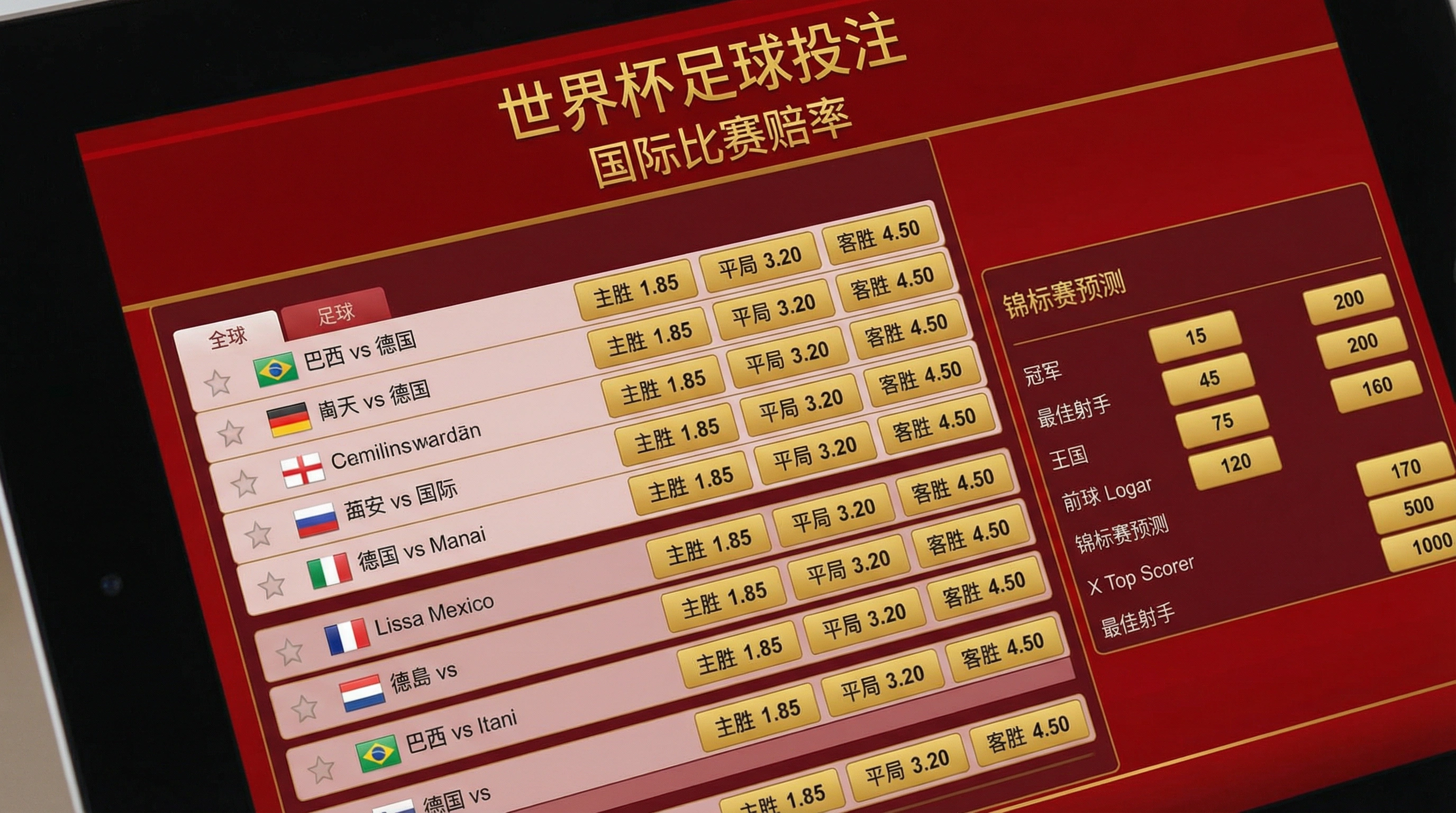 KOK体育世界杯竞猜平台界面展示